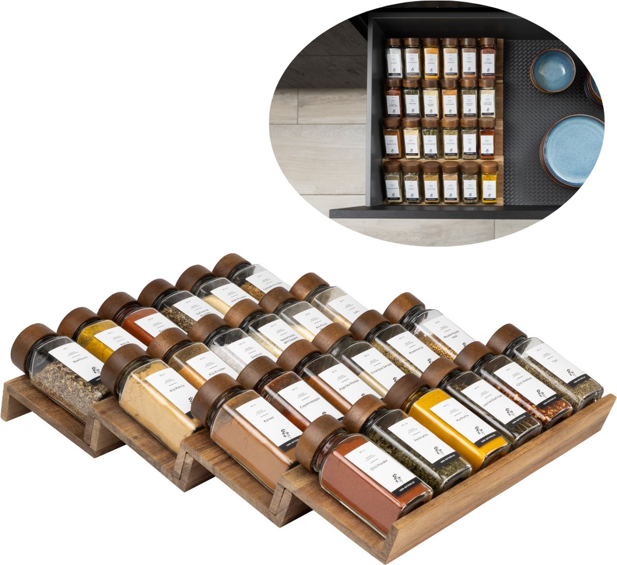 Kruidenrek acacia lade