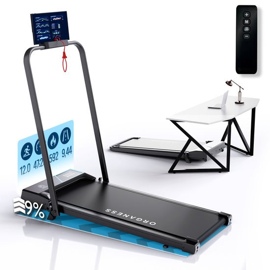 Loopband 12 km/h met incline 9%