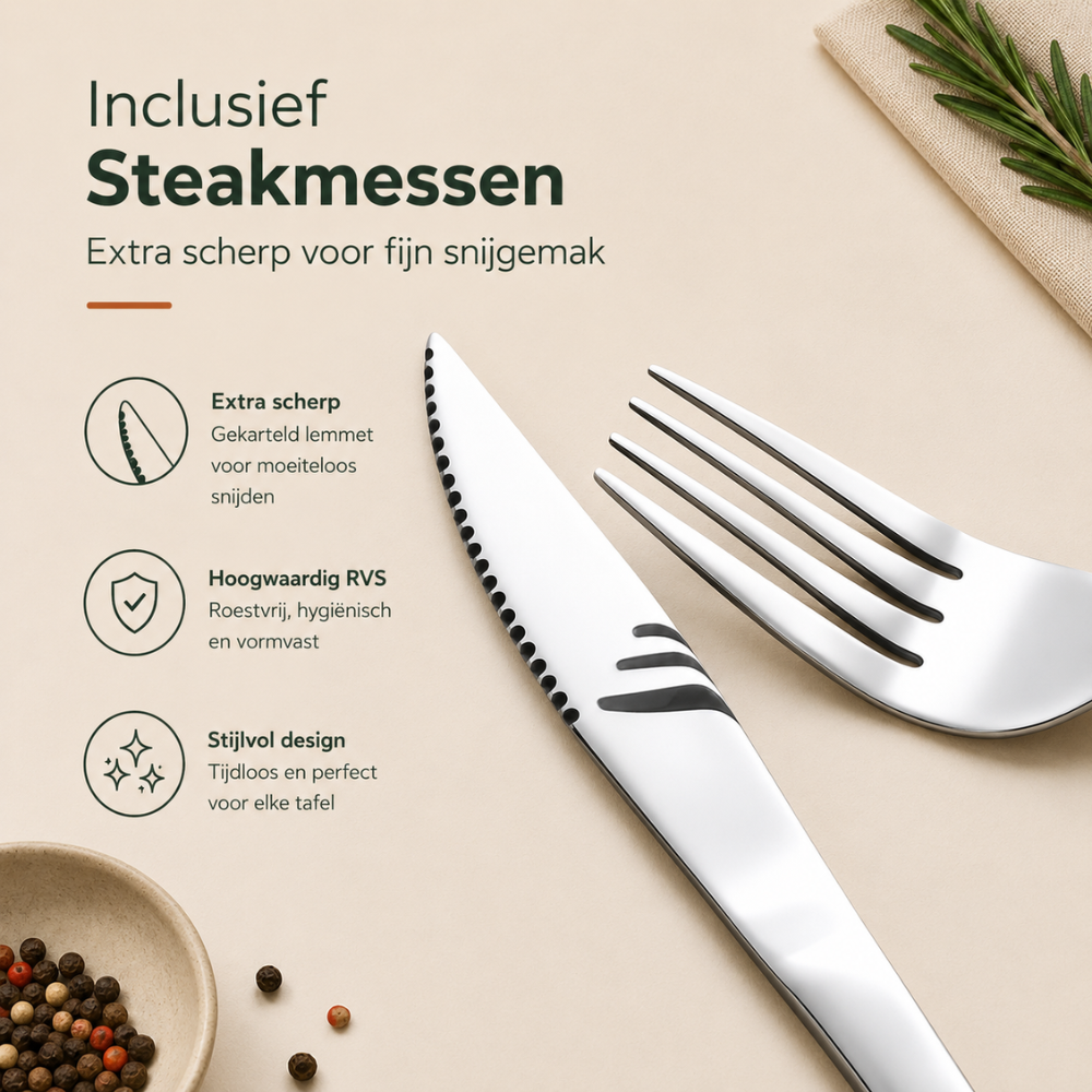 Bestekset 24 Delig