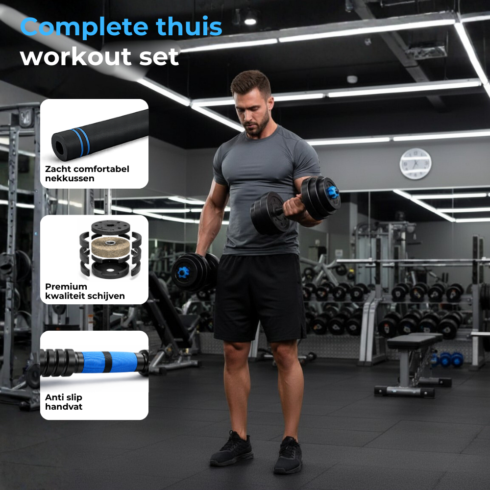 Dumbell set 28.5KG
