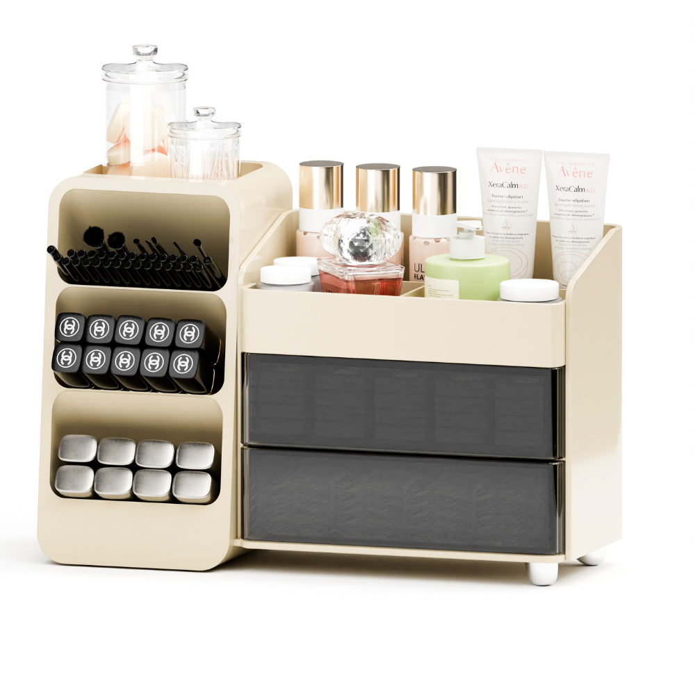Make up organizer Beige