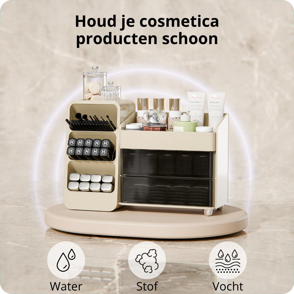 Make up organizer Beige