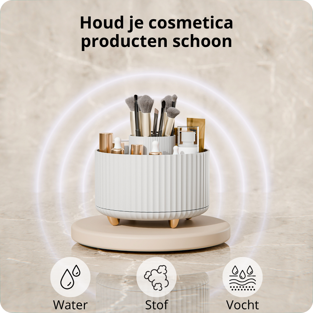 Make up kwasten organizer
