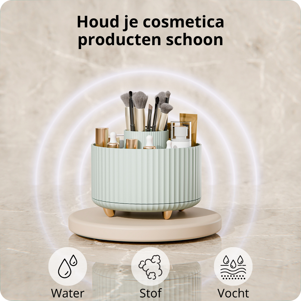 Make up kwasten organizer