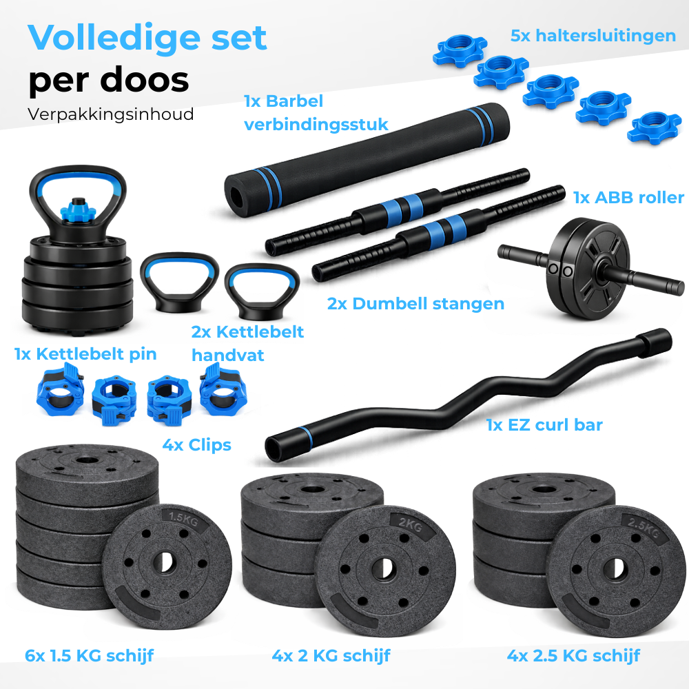 Dumbell set 28.5KG