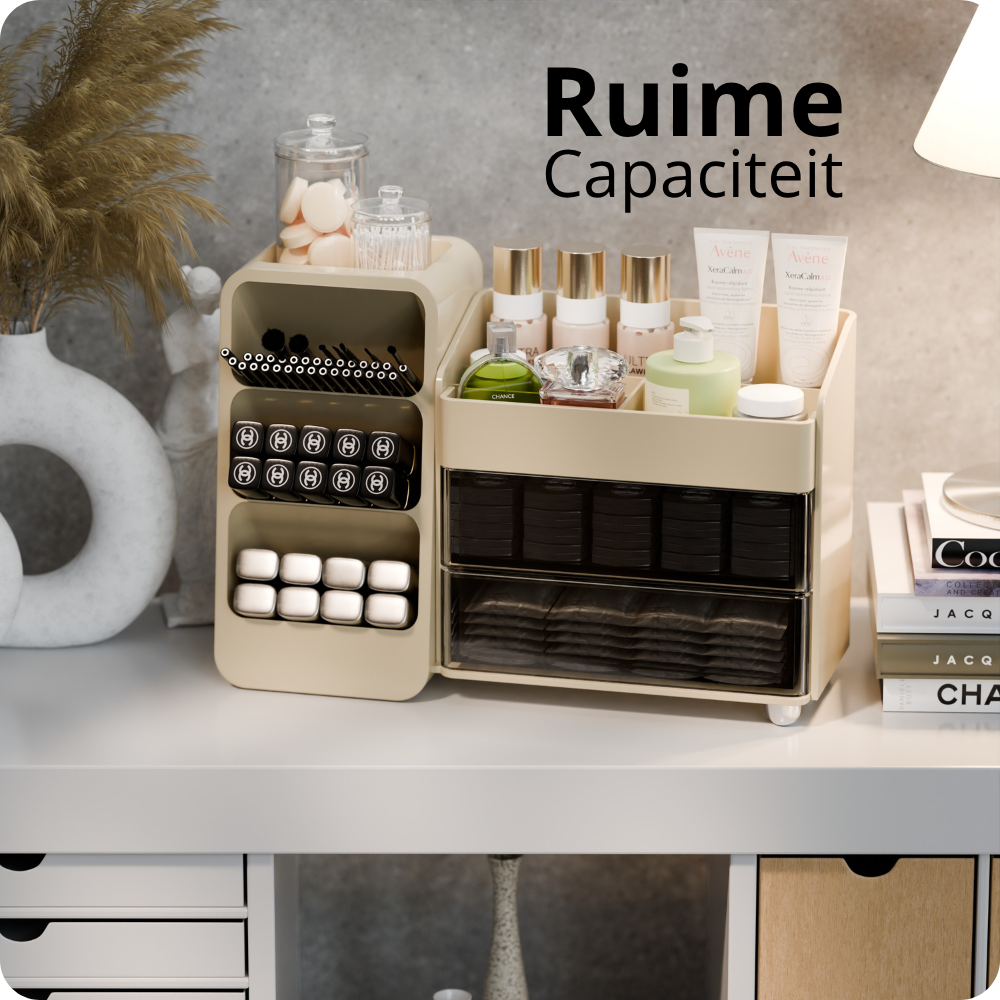 Make up organizer Beige