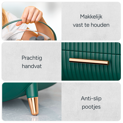 Make up organizer groen