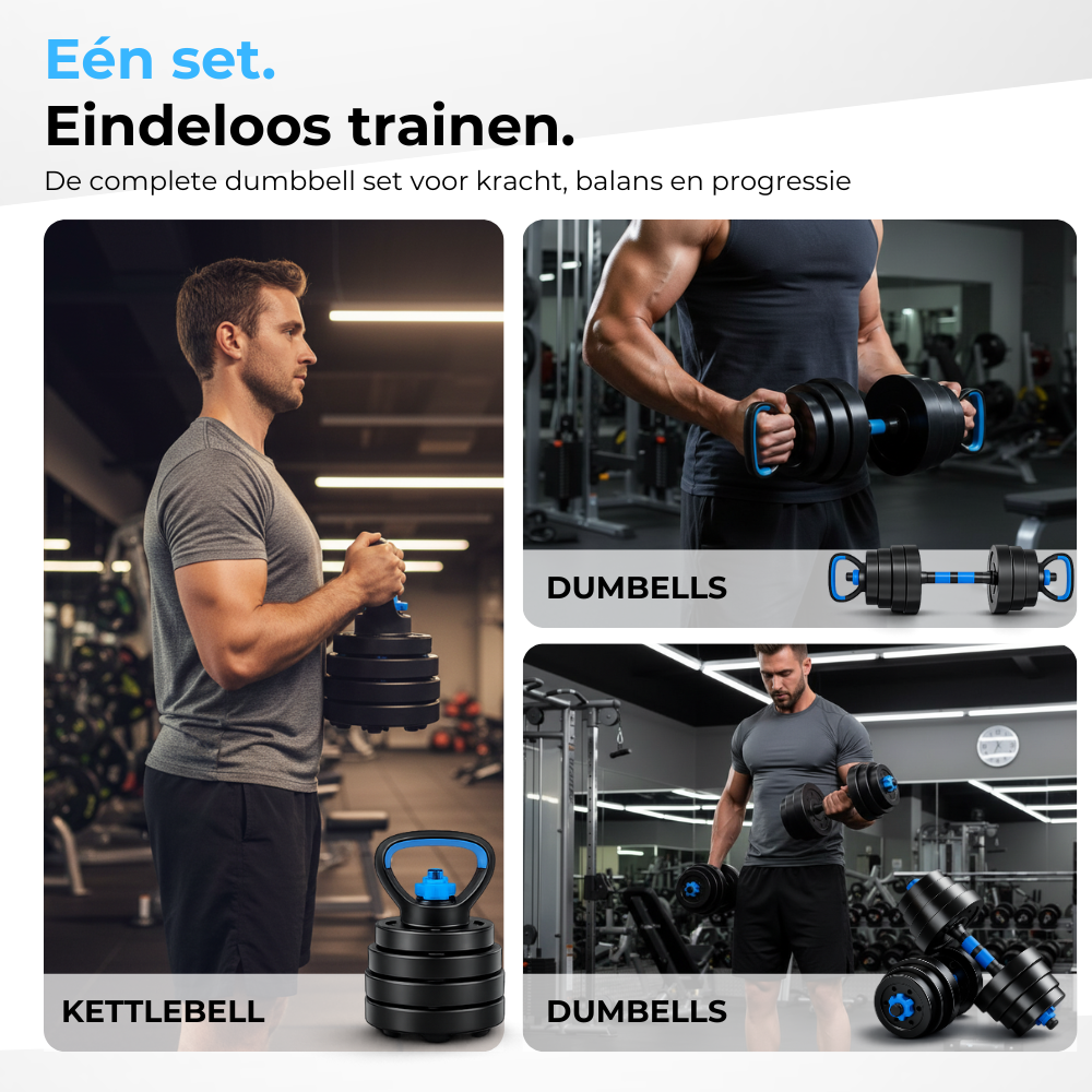 Dumbell set 28.5KG