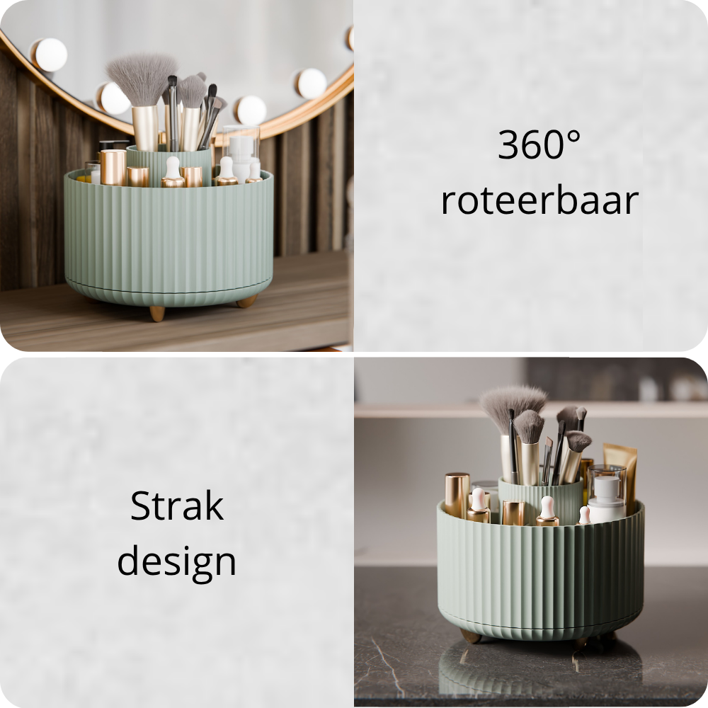 Make up kwasten organizer