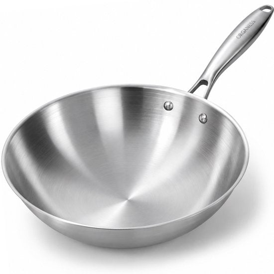 Organess RVS wokpan 28 cm