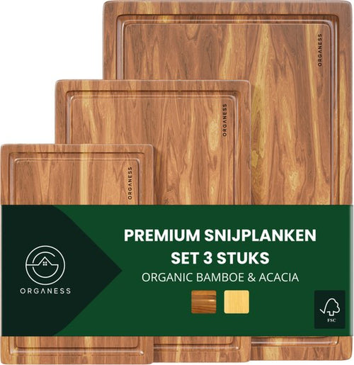 3 Delig acacia set