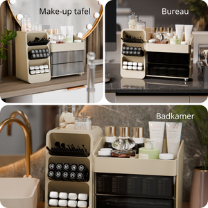 Make up organizer Beige