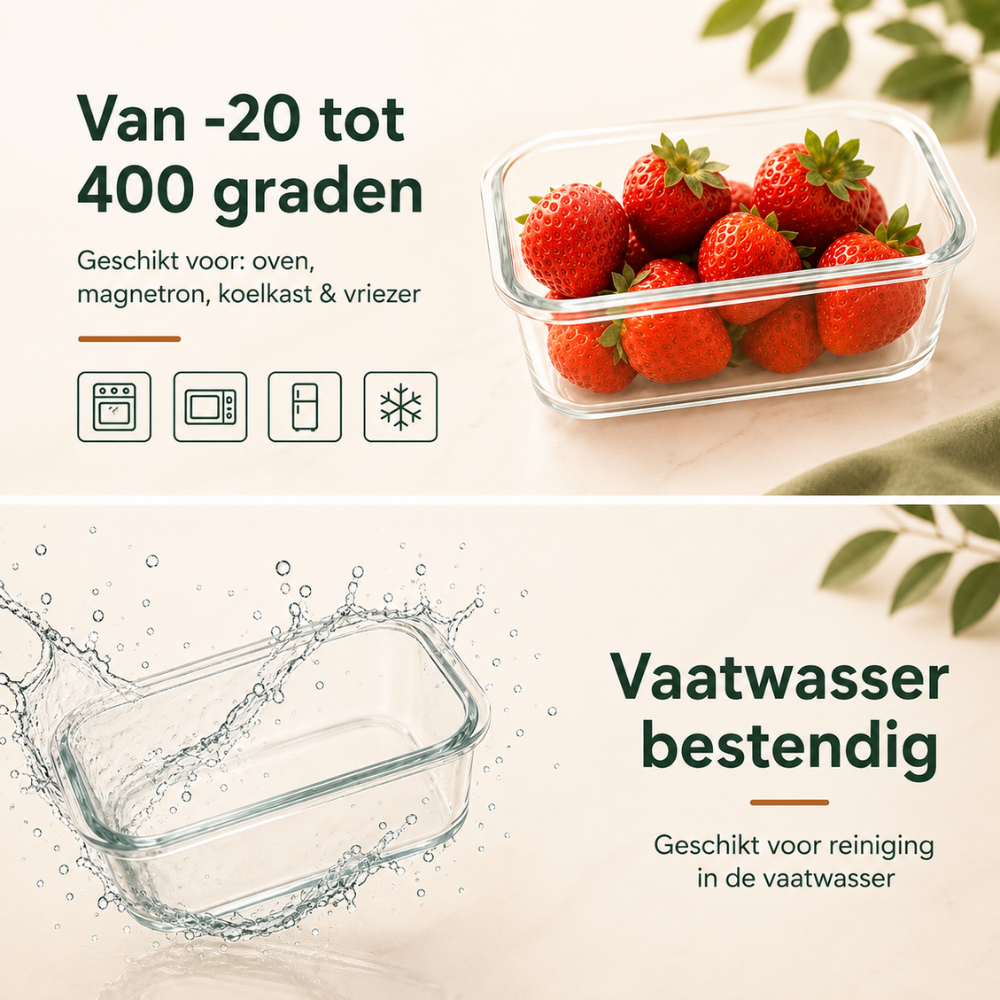 Vershoudbakjes 10 stuks