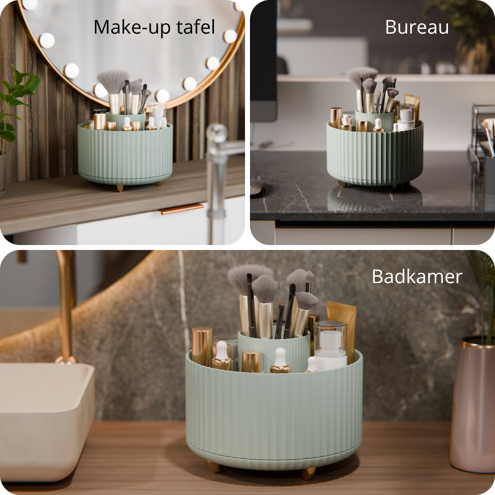Make up kwasten organizer