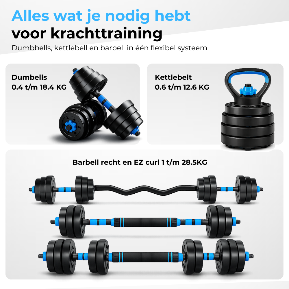 Dumbell set 28.5KG