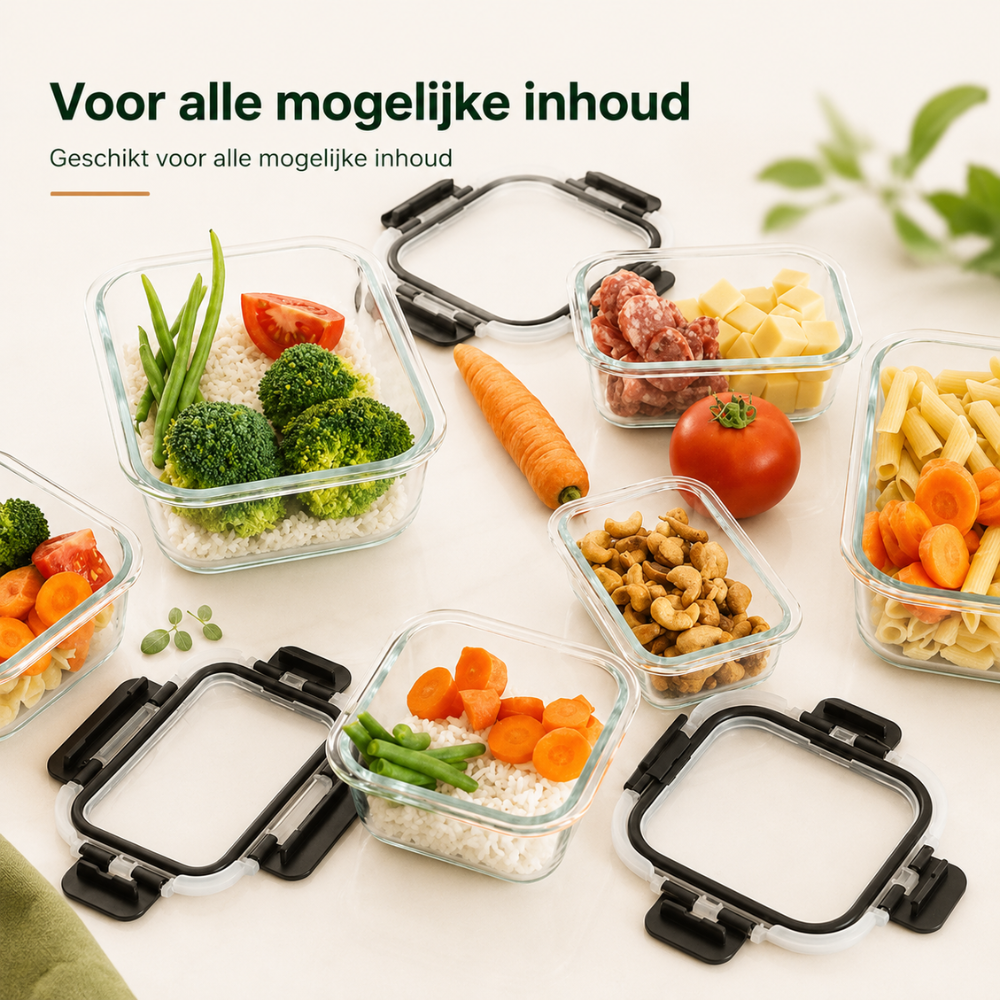 Vershoudbakjes 10 stuks
