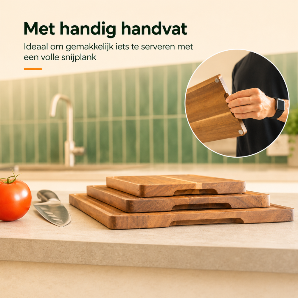Snijplanken set 3 stuks Acacia