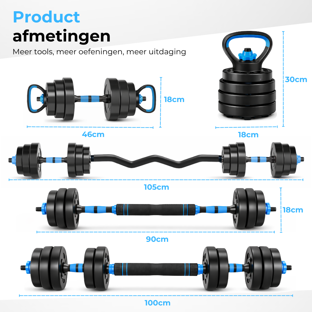 Dumbell set 28.5KG