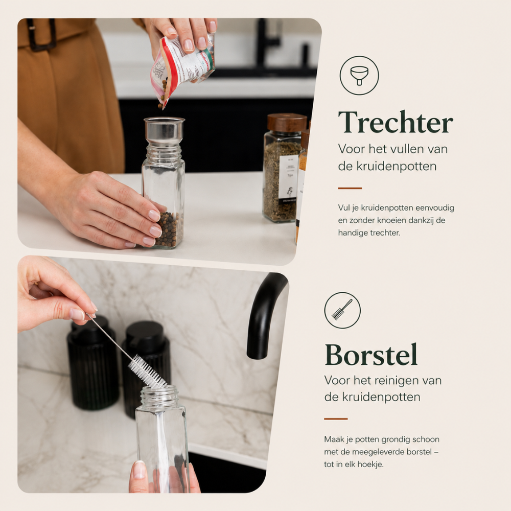 Kruidenrek acacia lade volledige set